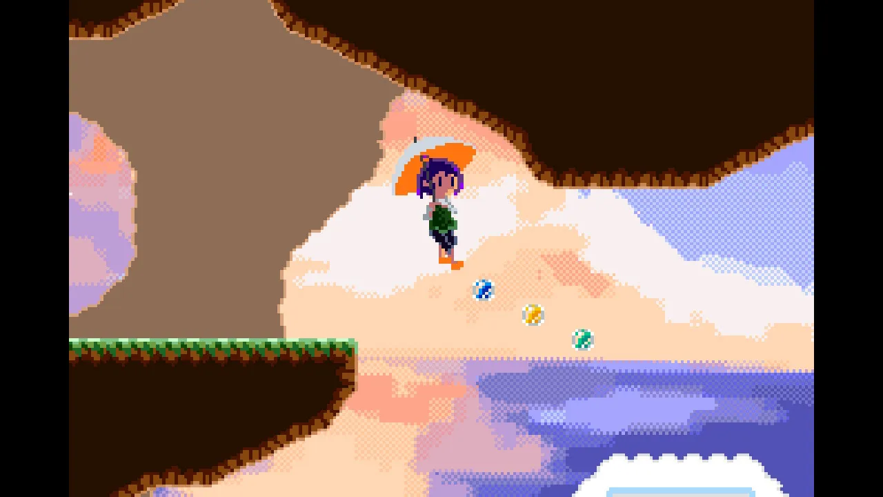 夕やけ雨のそらのゲーム画面